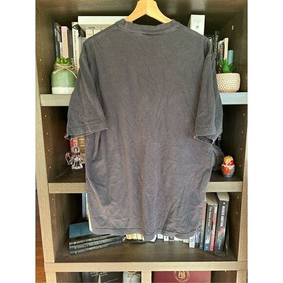 🐿️ Timberland Washed Black Crewneck Short Sleeve T-Shirt Small - Picture 2 of 6